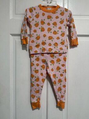 Magnolia Baby Girls Pumpkin Fall Pajamas 12-18 Month Halloween Thanksgiving Set
